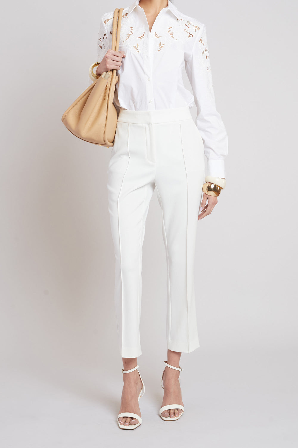 Micro Flare Crepe Pant | Elie Tahari FOAM
