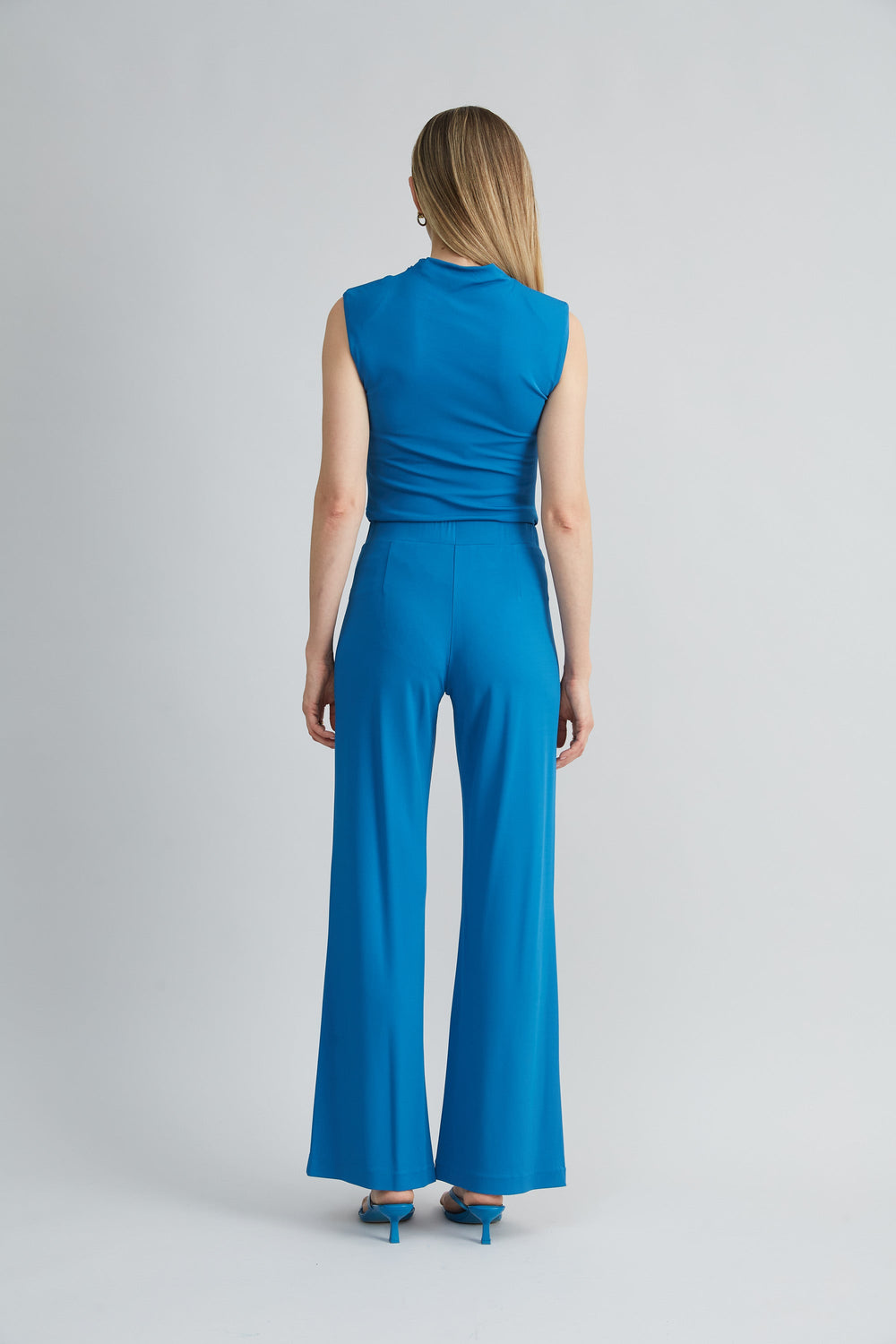 Matte Jersey Wide Leg Pant | Elie Tahari OCEAN