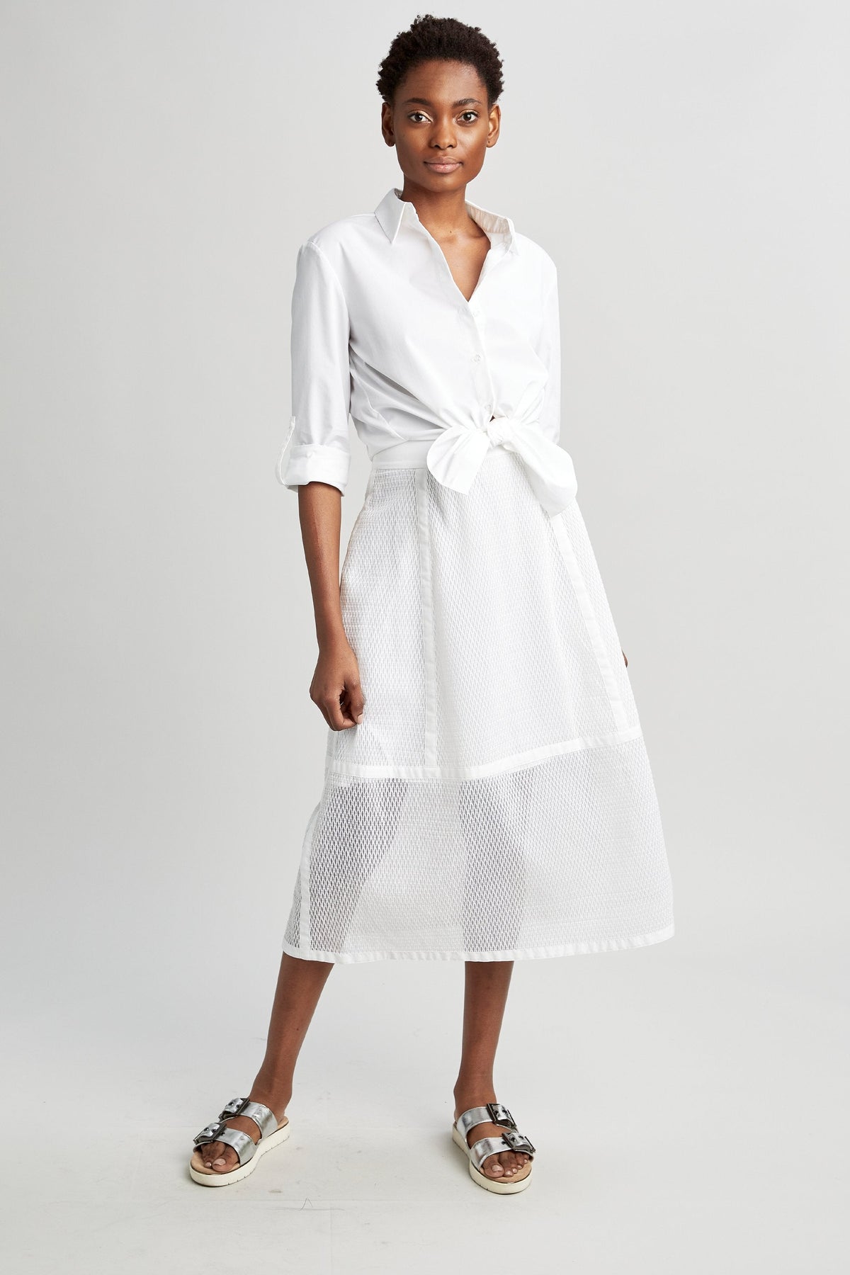 Elie Tahari - Daisy Skirt | Elie Tahari White