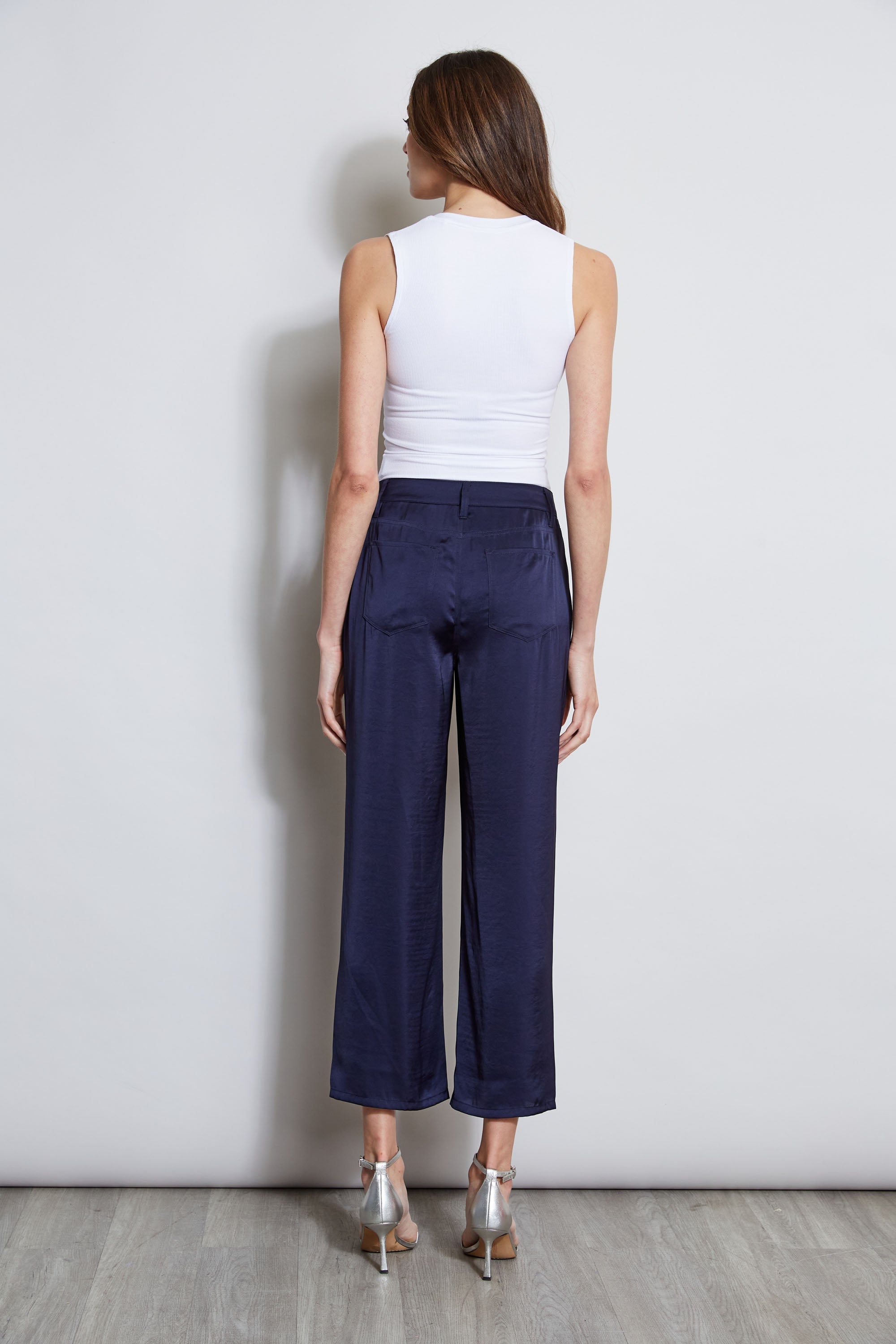 Washed Satin Fluid Pant | Elie Tahari STARGAZER