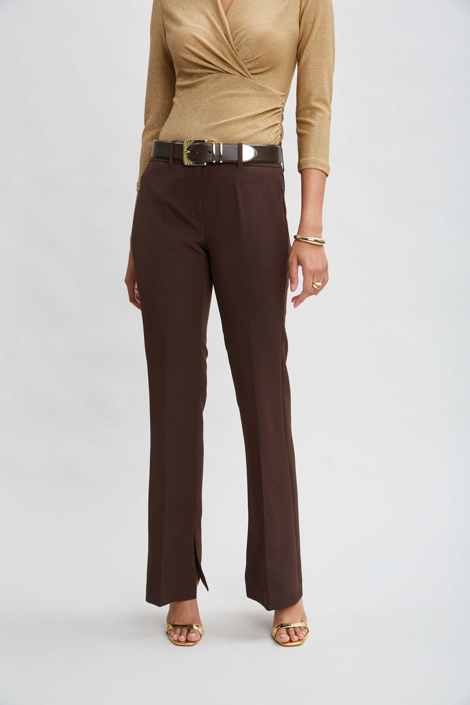 Slit Flare Pant | Elie Tahari WOOD