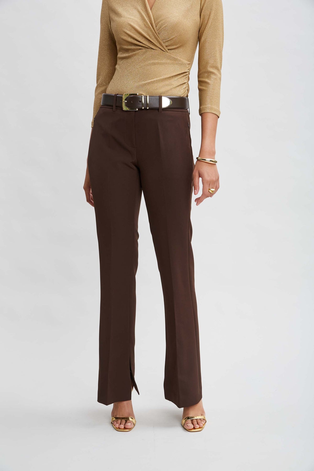 Slit Flare Pant | Elie Tahari WOOD