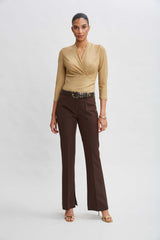 Slit Flare Pant | Elie Tahari WOOD