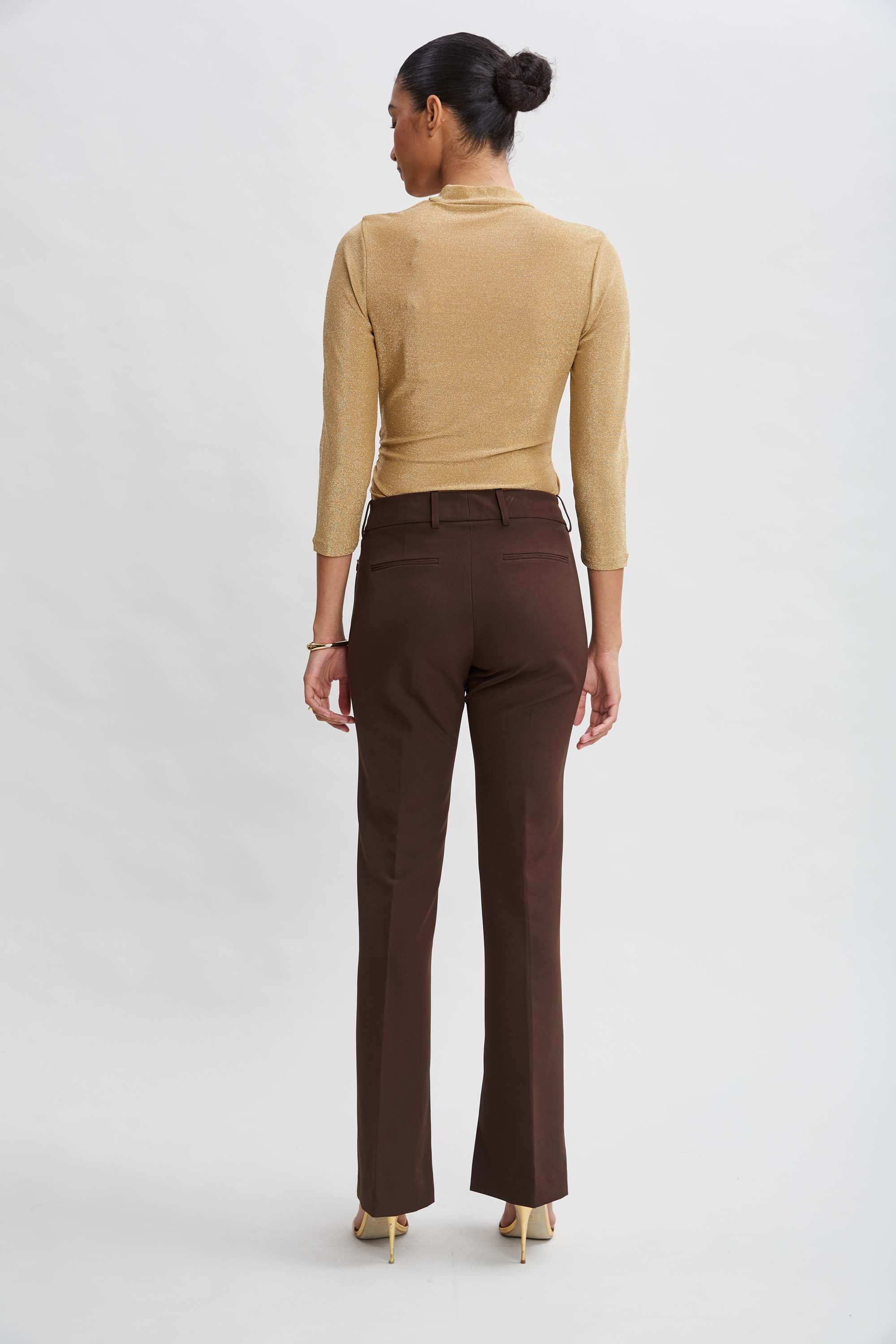 Slit Flare Pant | Elie Tahari WOOD