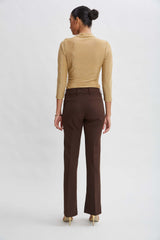Slit Flare Pant | Elie Tahari WOOD