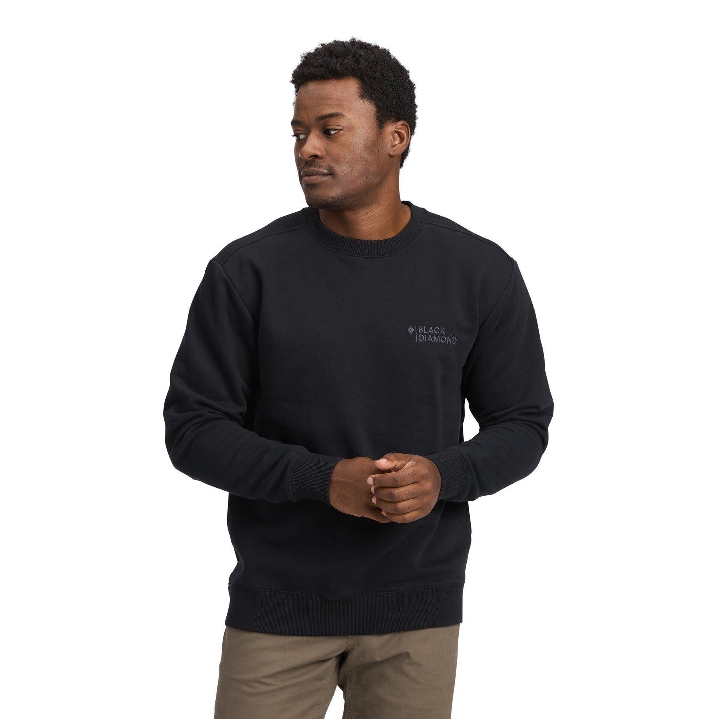 Black Diamond Men's Mini Stacked Crewneck