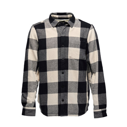 Black-Off White Plaid,XS