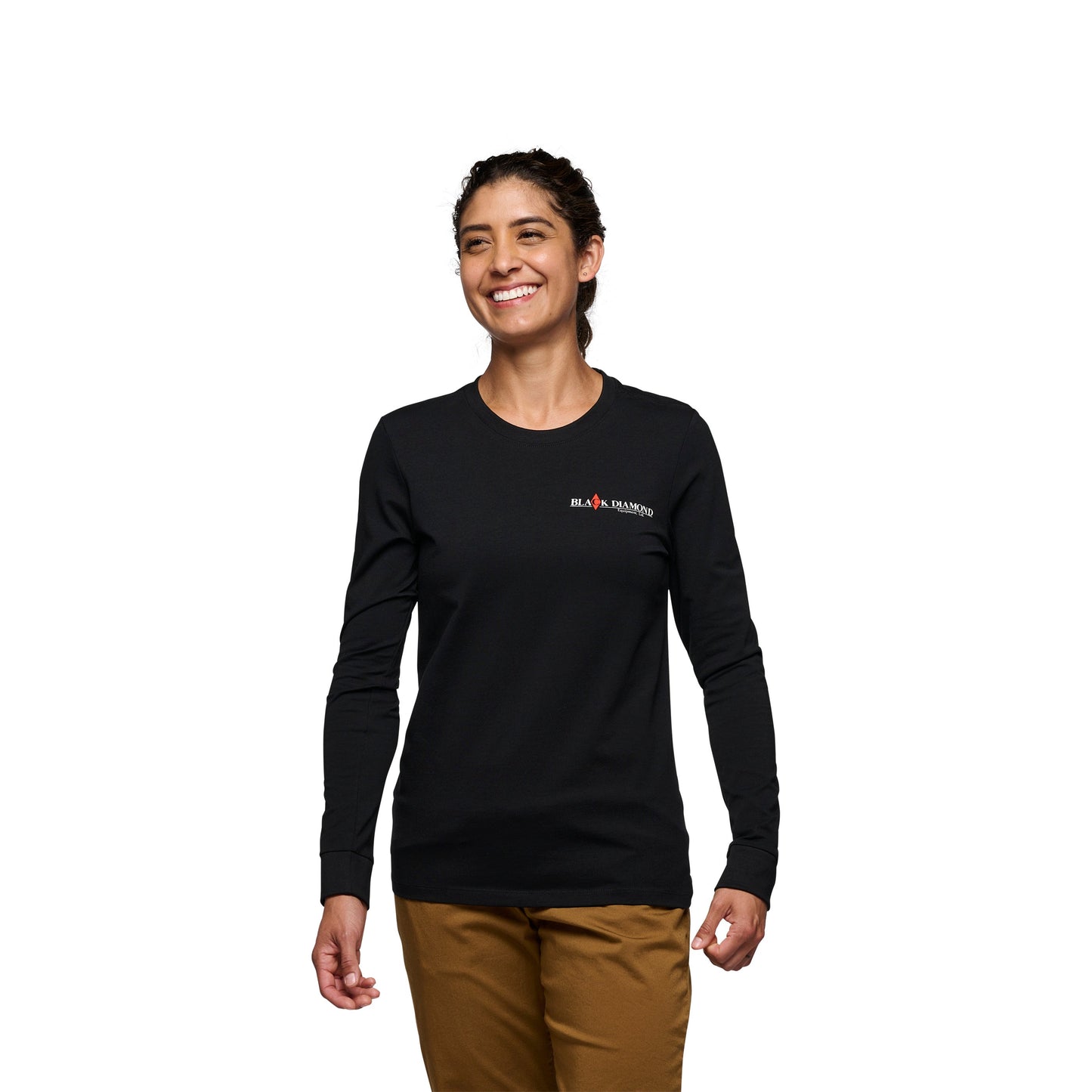 Black Diamond Women's Heritage Wordmark Long Sleeve Tee