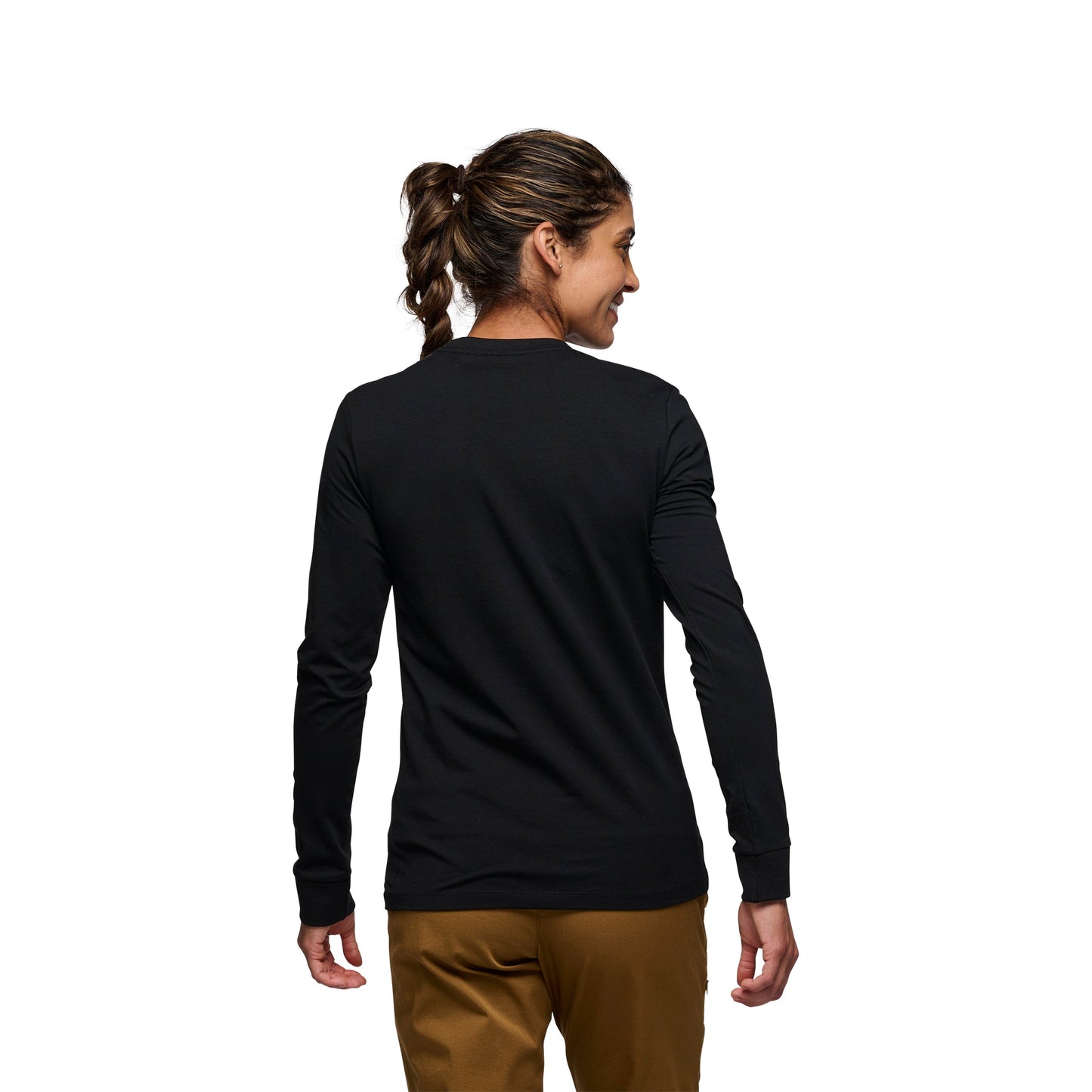 Black Diamond Women's Heritage Wordmark Long Sleeve Tee