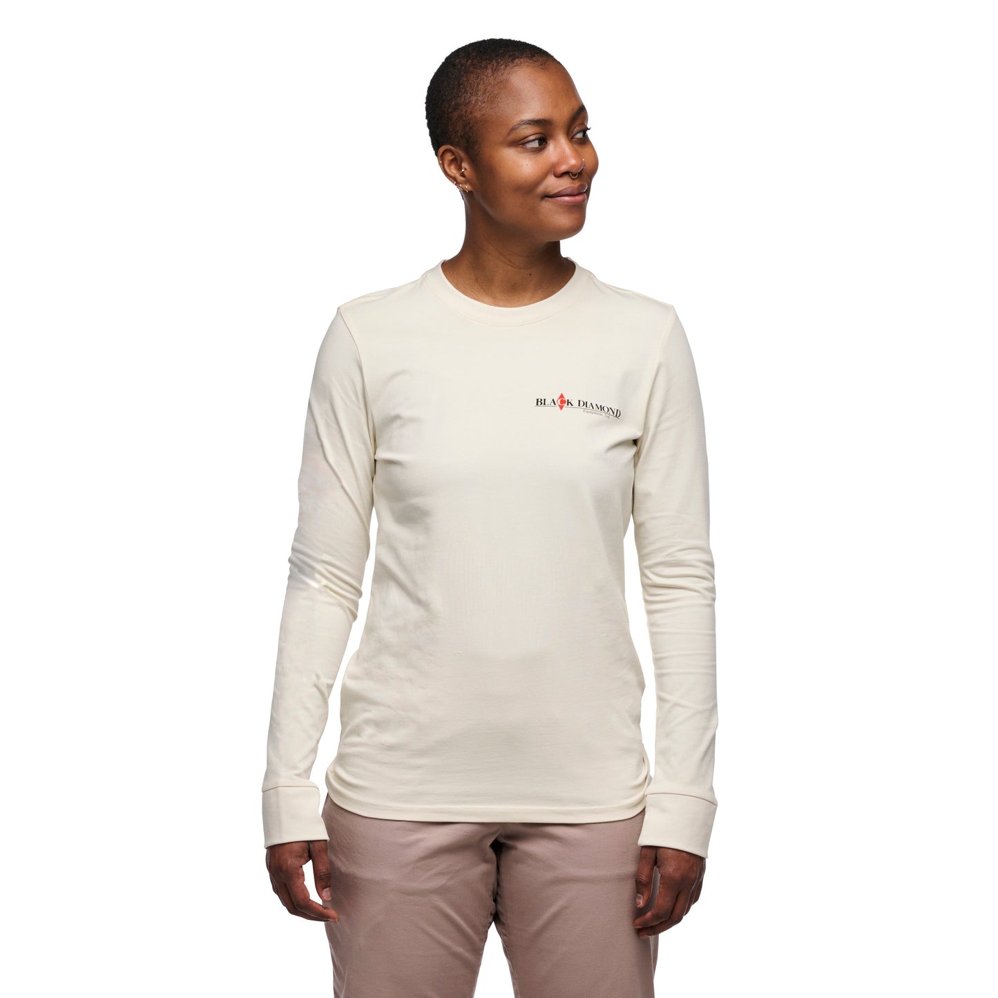 Black Diamond Women's Heritage Wordmark Long Sleeve Tee