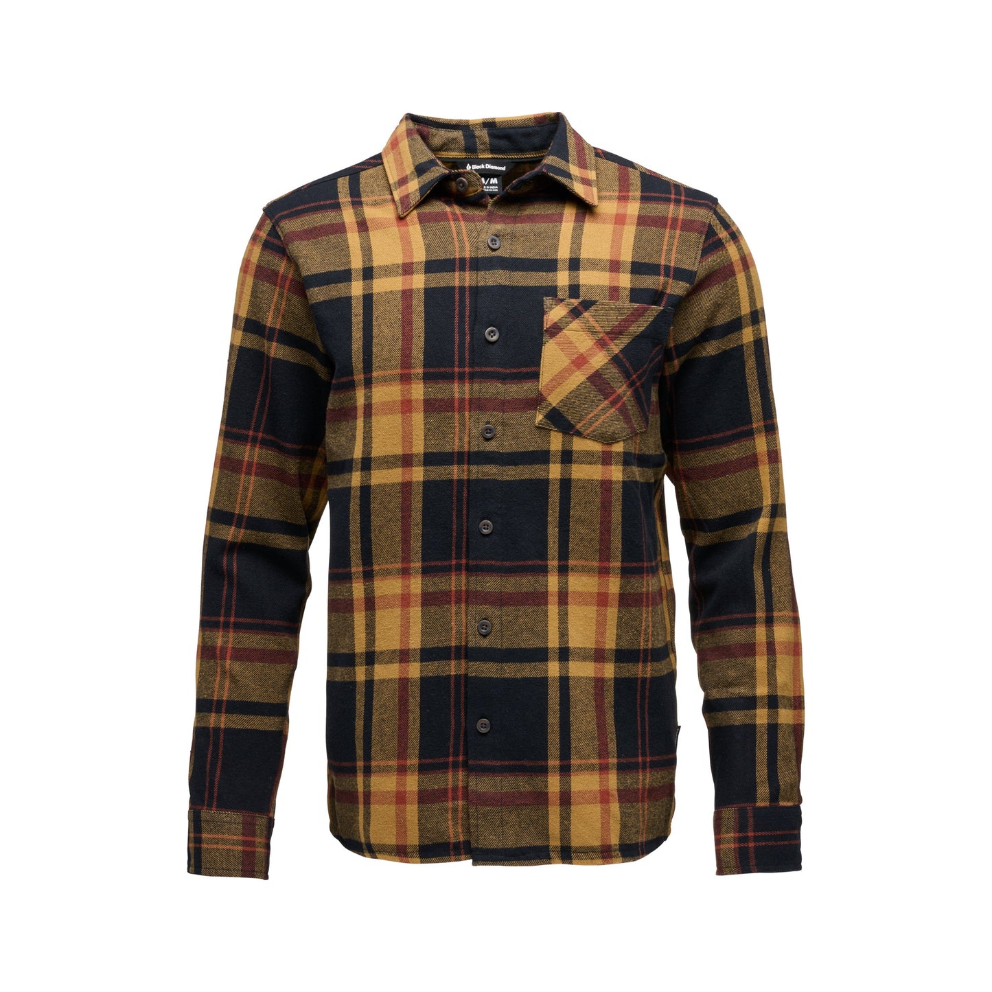 Black-Flax Plaid,S